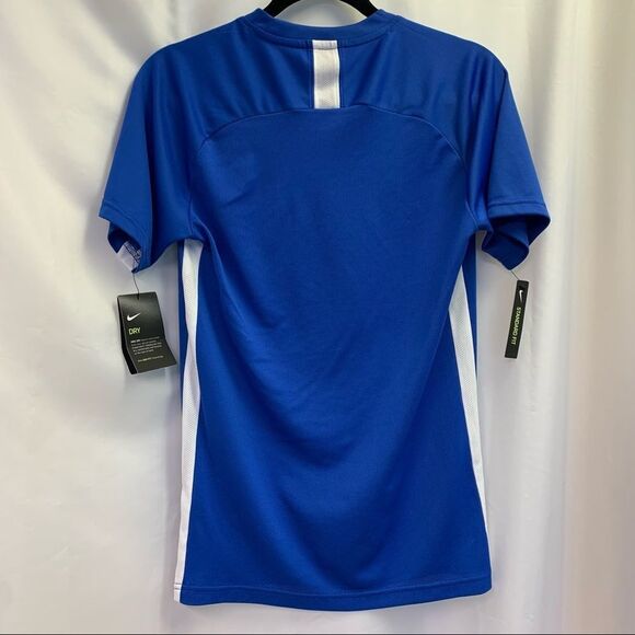 Nike ROYAL BLUE T-SHIRT NIKE DRI-FIT ACADEMY TOP SZ S - Picture 3 of 15